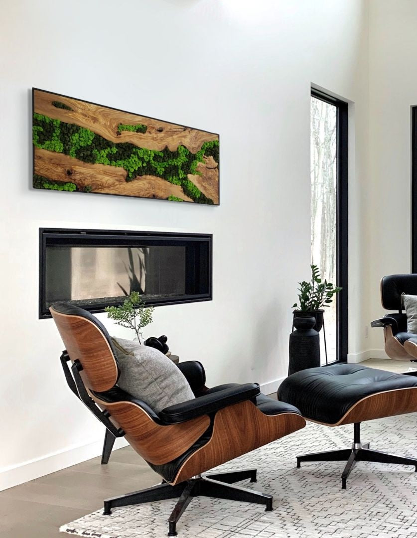Mossmood in modern interior