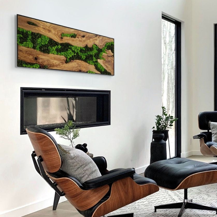 Mossmood in modern interior